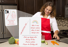 Load image into Gallery viewer, Memo Board Personalised  Dry Erase Whiteboard Magnetic Sheet
