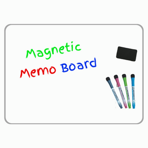 Fridge Memo Board - Magnetic Dry Erase Whiteboard White Sheet