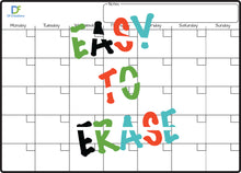 Load image into Gallery viewer, A3 Magnetic Monthly Planner - Dry Erase Whiteboard Fridge Calendar
